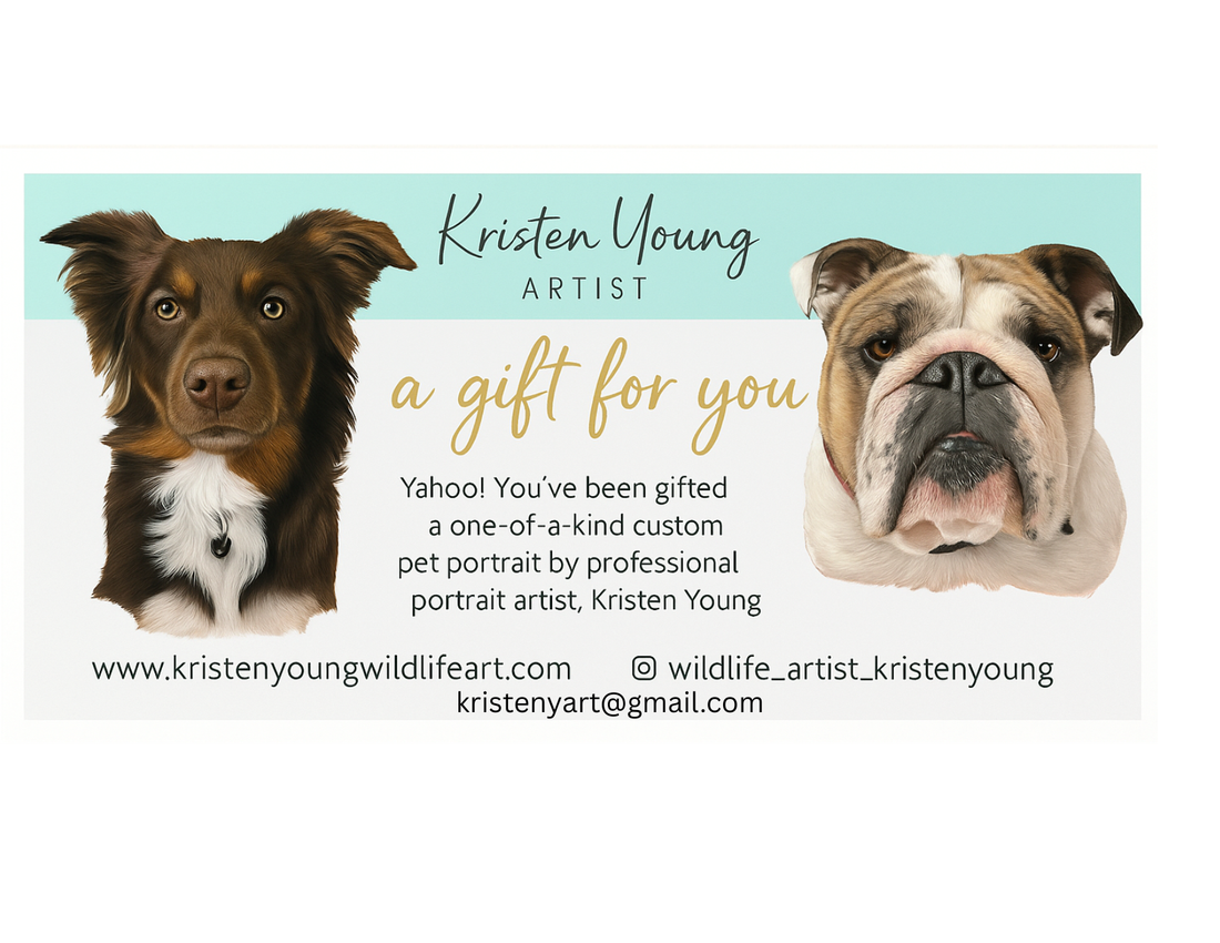 Pet Portrait Gift Certificates