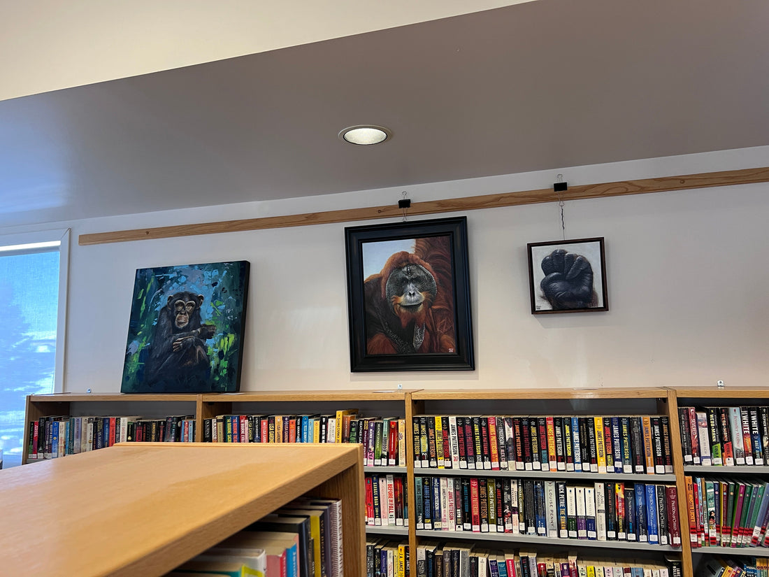 Art Showcase in Millarville Library